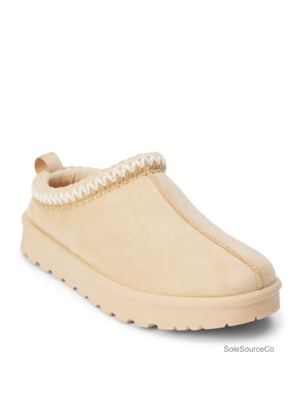 Fabric Mule Slippers with Padded Insole, Cushioned, Slip-On, 1 Inch Heel
